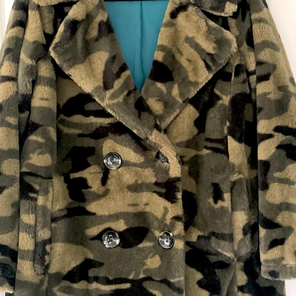 FUN faux camouflage fur!